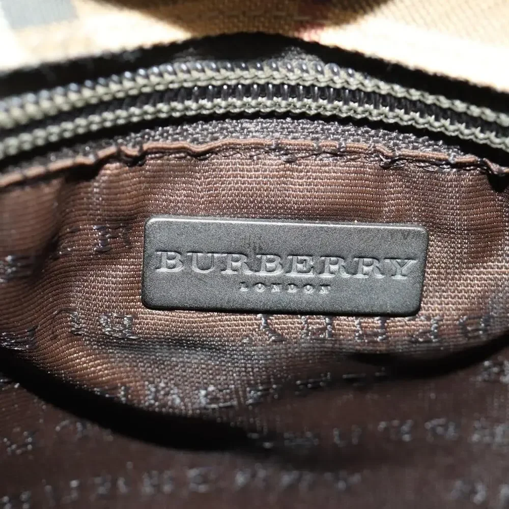 Burberry Nova Check Coated Canvas Tote Beige